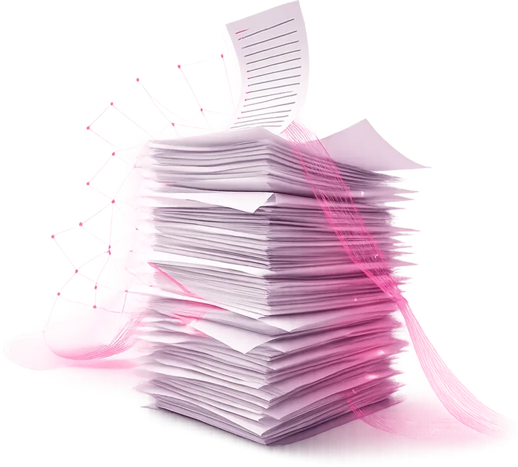 Pile de copies d’examen
